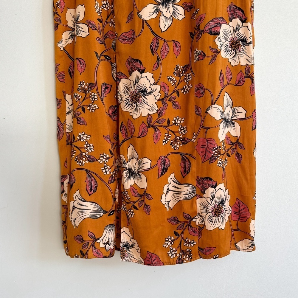 SALTWATER LUXE • Skye Midi Dress in Orange Multi - Picture 5 of 13